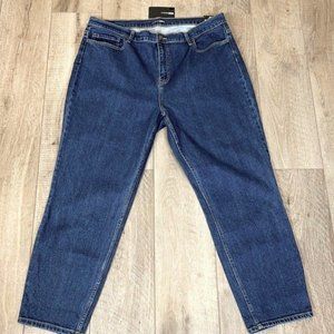 Fashion Nova High Waisted Jeans Stretchy Skinny Solid Dark Wash Sz 3X NWT